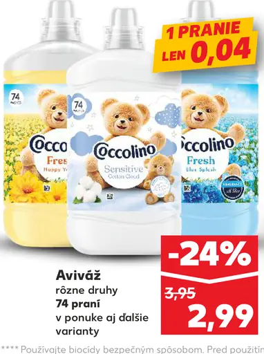 Coccolino aviváž