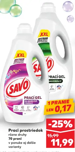 Savo univerzálny prací gél