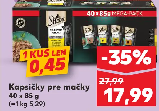 Sheba kapsičky pre mačky