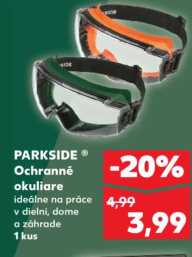 Parkside Ochranné okuliare