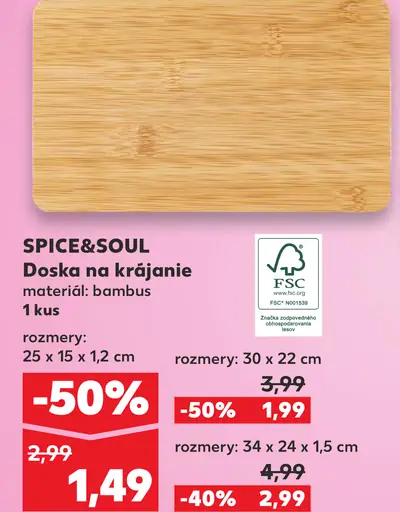 Spice&Soul Doska na krájanie