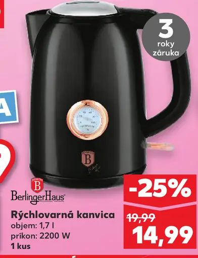 BerlingerHaus Rýchlovarná kanvica