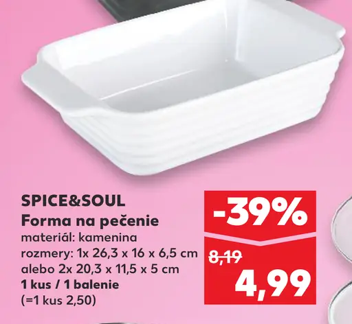 Spice&Soul Forma na pečenie