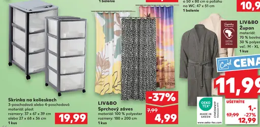 Skrinka na kolieskach 3-poschodová alebo 4-poschodová