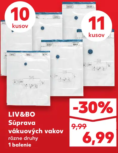 LIV&BO Súprava vákuových vakov