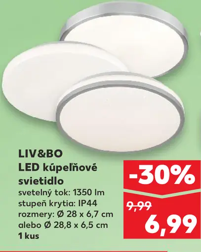 LIV&BO LED kúpeľňové svetlo