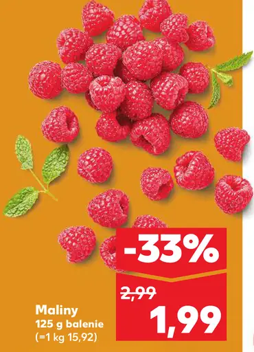 Maliny čerstvé