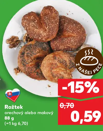 Rožtek orechový alebo makový
