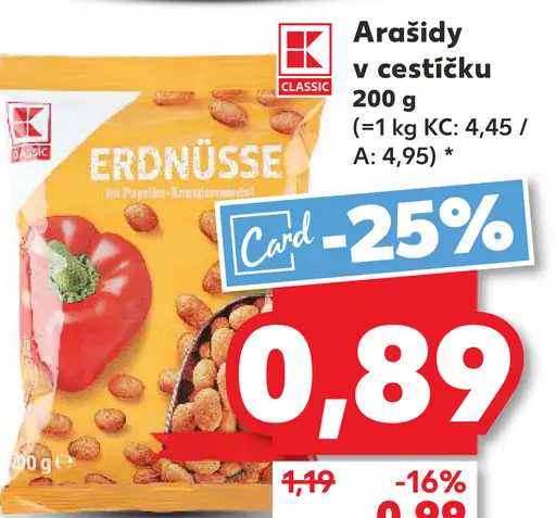 K-Classic Arašídy v cestíčku