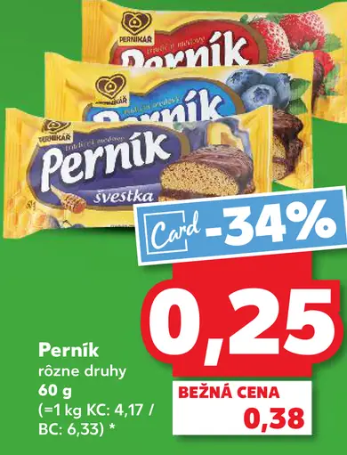 K-Classic Perník rôzne druhy