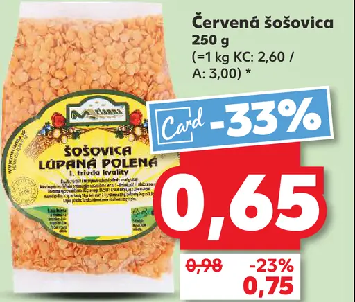 Natur Farm Červená šošovica