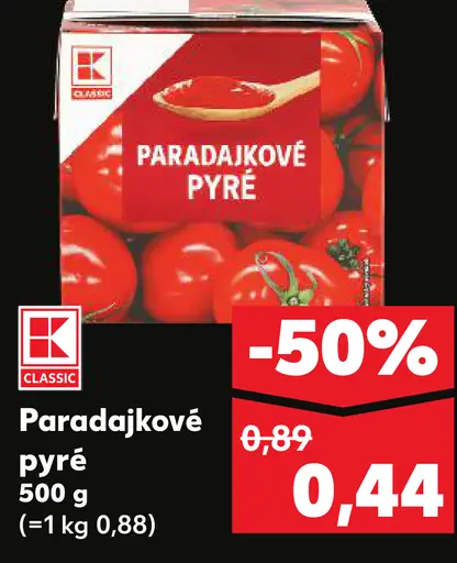K-Classic paradajkové pyré