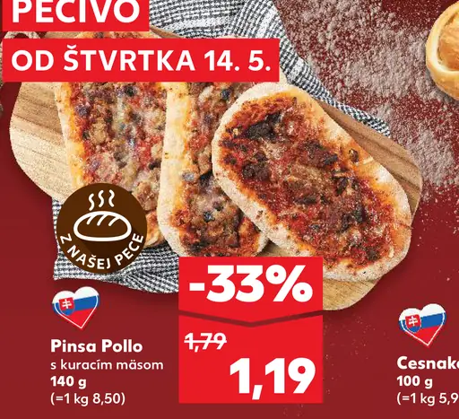 Pinsa Pollo s kuracím mäsom