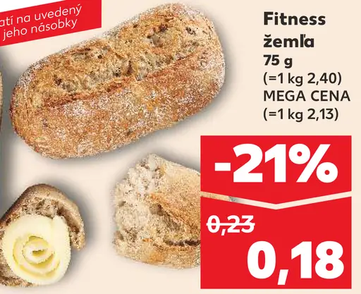 Fitness žemľa