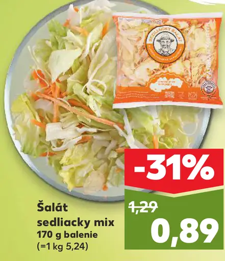 Šalát sedliacky mix