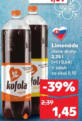 Kofola originál limonáda