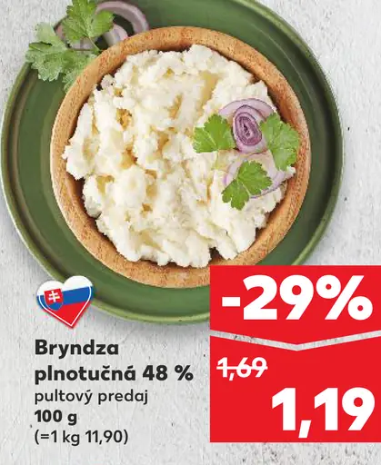 Bryndza plnotučná 48 %