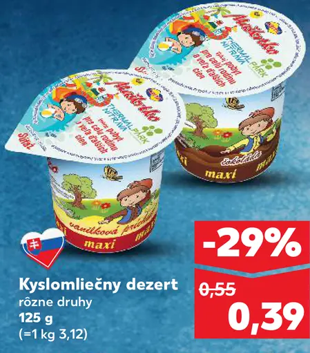 Mati kyslomliečny dezert