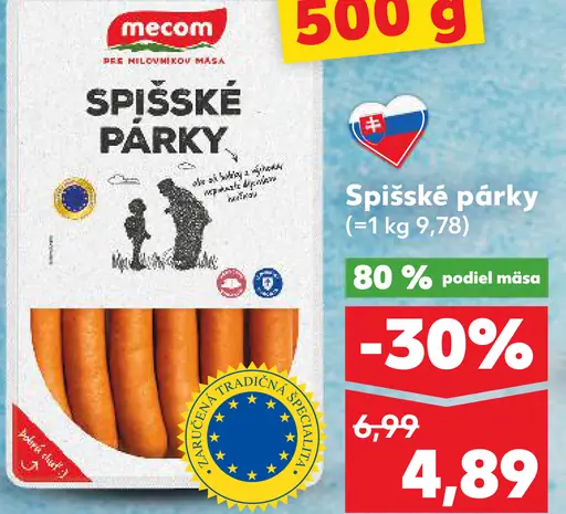 Mecom Spišské párky