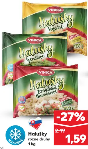 Vinica Halušky vajcové