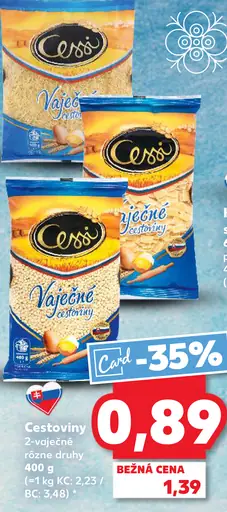 Cessi Vaječné cestoviny