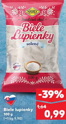 Namex tradičná chuť biele lupienky solené