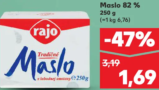 Rajo Lakto Free Delaktózované maslo