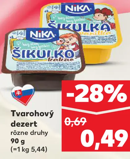 Níka Šikulka Tvarohový dezert