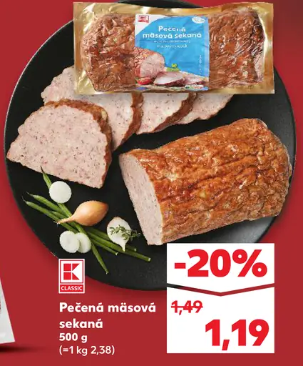 K-Classic Pečená mäsová sekaná