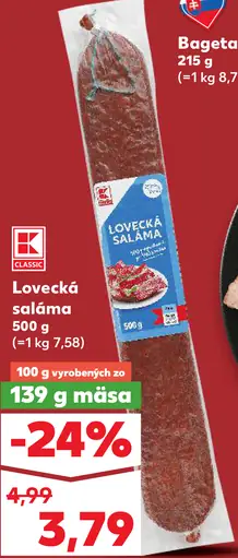 K-Classic Lovecká saláma