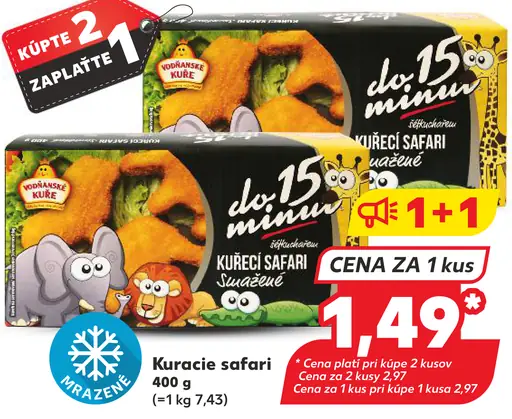 Nowaco Kuracie safari mrazené kuracie kúsky