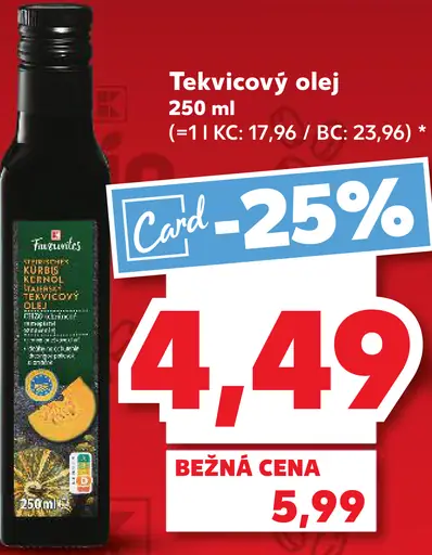 K-Favourites tekvicový olej