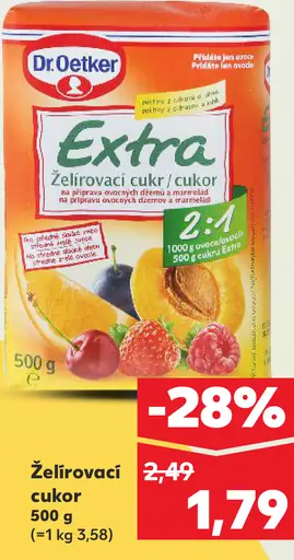 Dr. Oetker extra želírovací cukor 2 : 1