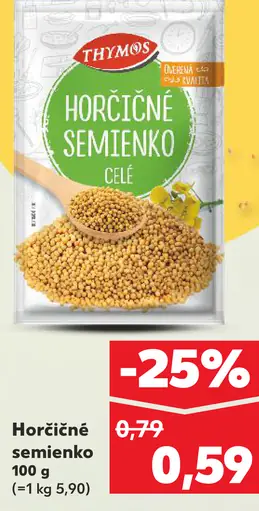 Thymos Horčičné semienko celé