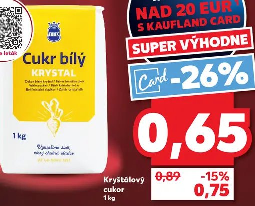 K-Classic Cukr bílý krystal