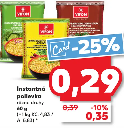 Vifon Instantná polievka