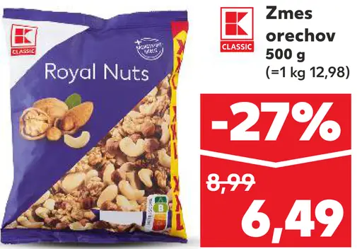 K-Classic Royal Nuts zmes orechov