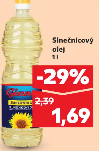 Giana Slnečnicový olej