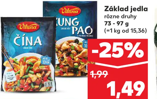 Vitana Základ jedla Čína, Kung Pao