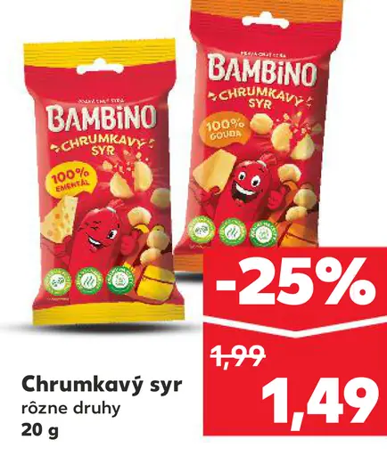Bambino Chrumkavý syr