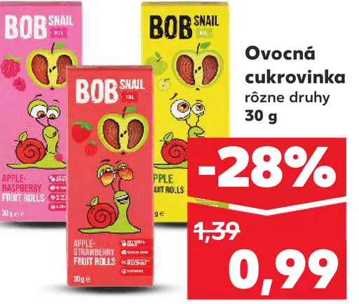 Bob Snail ovocná cukrovinka