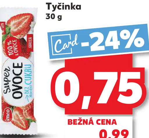 Snívajte s ovocím detská tyčinka bez pridaného cukru