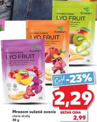 Bonitas mrazom sušené ovocie lyo fruit