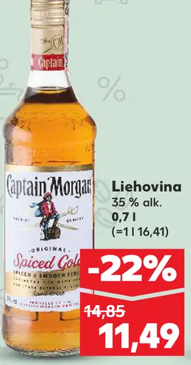 Captain Morgan Spiced Gold rum