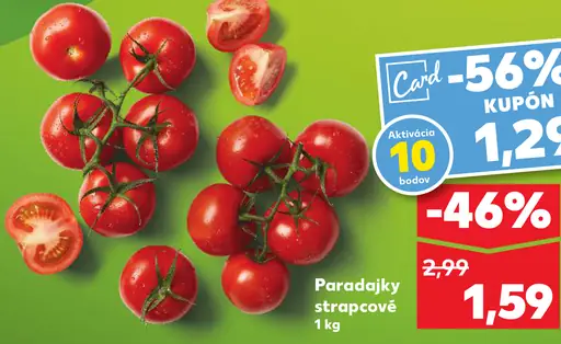 Paradajky strapcové