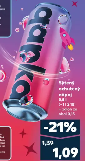 Qapka sýtený ochutený nápoj Duklock plechovka