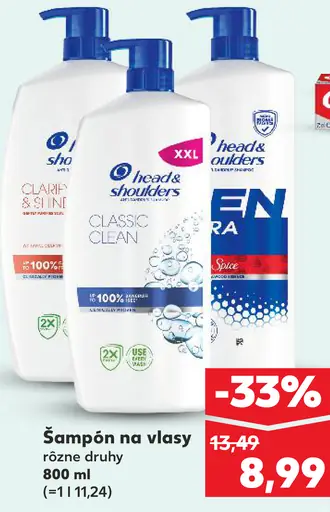 Head & Shoulders šampón na vlasy