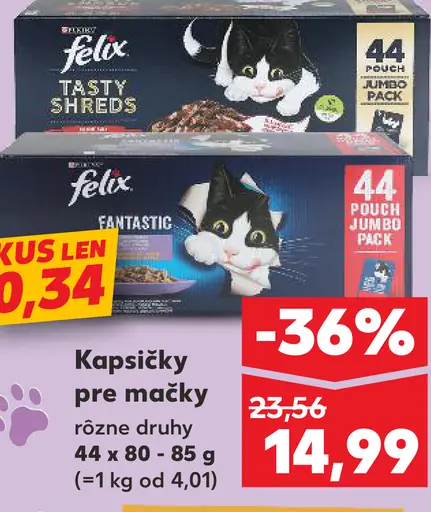 Felix kapsičky pre mačky