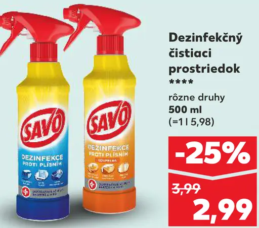 Savo dezinfekčný prostriedok