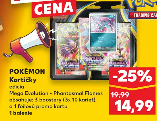 Pokémon kartičky Mega Evolution - Phantasm Flames